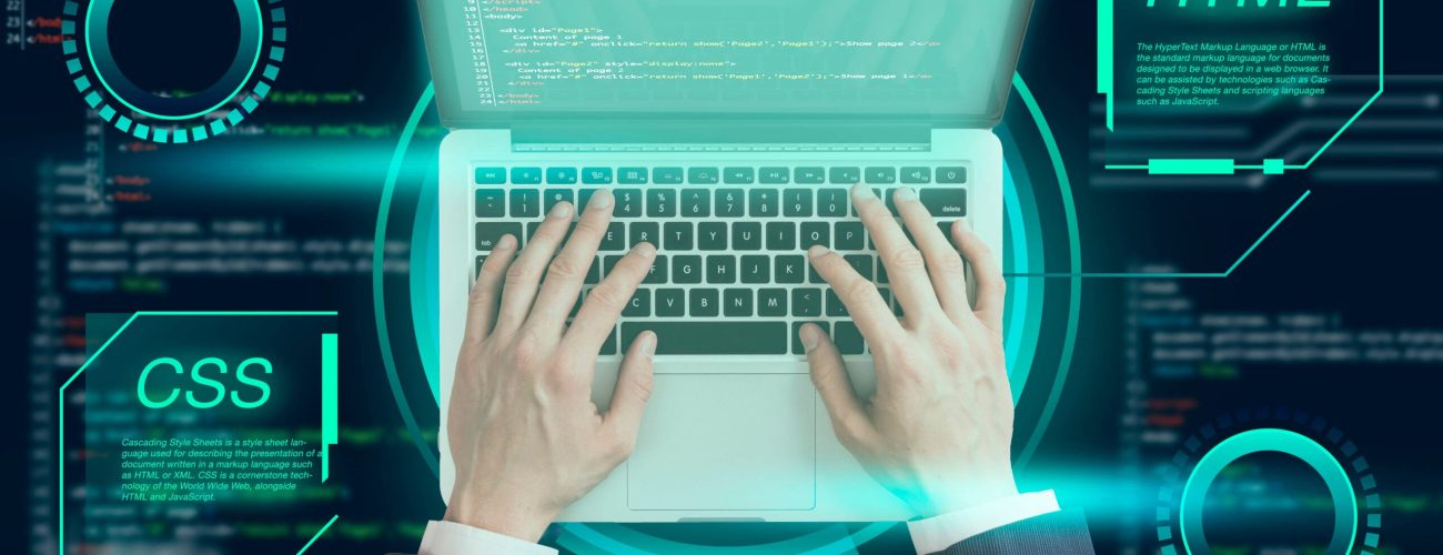 BrandingzHub developer working on custom web development code with CSS in Coimbatore